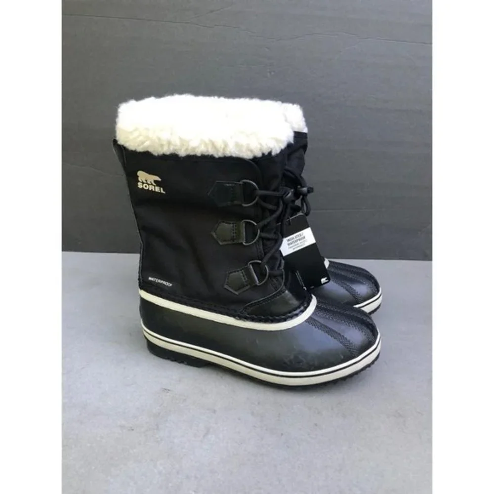 NWT Sorel Unisex Pac Nylon Waterproof Winter Boots SIZE 35/ US 4